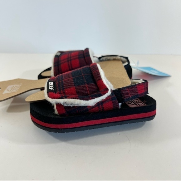 Reef Toddler Slip Ons Plaid NEW - Picture 7 of 10